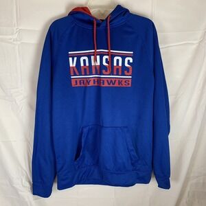 Kansas Jayhawks Colosseum Hoodie‎ Jacket Pull Over Size Large KU